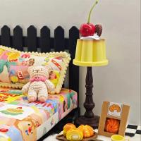 Luz LED nocturna de pudín Kawaii, lámpara de escritorio alimentada por batería, mesita de noche, dormitorio, Bar, decoración de habitación, atmósfera, luz para dormir, regalos para niños - details 0