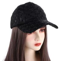 Gorra de béisbol con flores para mujer, informal, ajustable, coreana, para exteriores, con visera de encaje, sombrero de malla - details 2