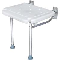 Ducha Plegable Weytoll Asiento de Ducha con Patas Montado en la Pared Carga Máxima de 200 kg - details 0