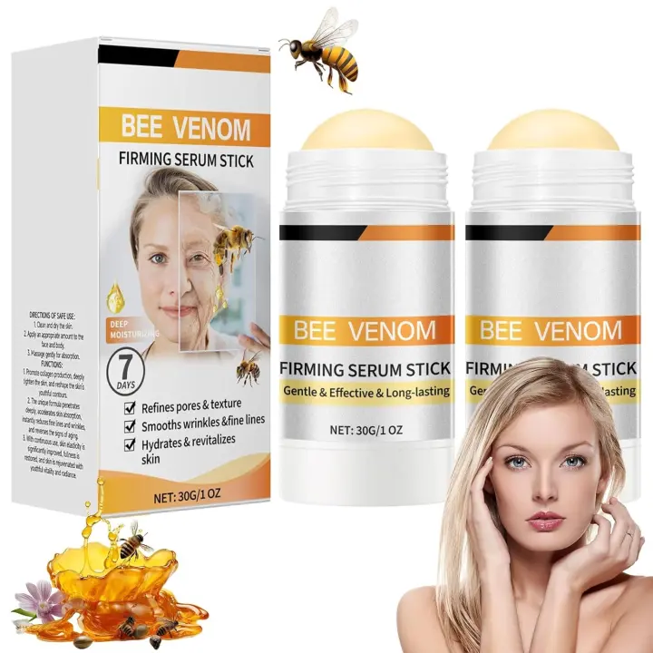 Suero reafirmante en barra, 2 uds. Crema facial antienvejecimiento, levanta y reafirma la piel, hidrata, levanta y restaura la elasticidad de la piel, abeja - 1