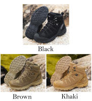 Botas de entrenamiento de combate tácticas para hombre, zapatos de senderismo de respuesta rápida antidesgaste para acampar al aire libre, zapatillas de pesca y caza - details 9
