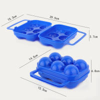 Caja de Huevos Portátil para Acampar Sin Olores, Resistente a la Corrosión, Caja de Almacenamiento de Huevos de 6 Rejillas para Protección al Aire Libre - details 3