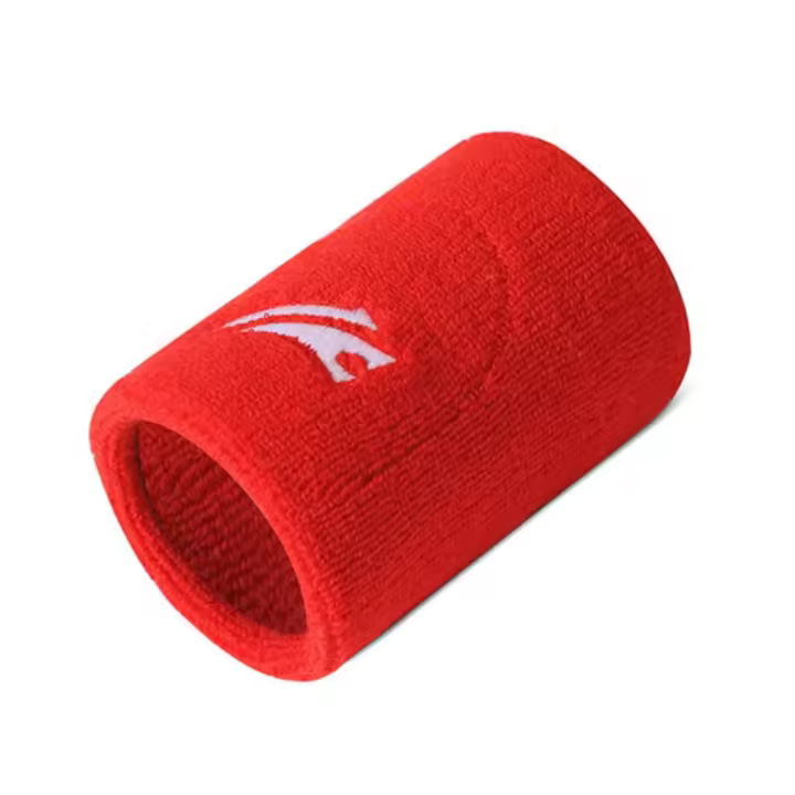 Muñequera gruesa de bádminton, toalla deportiva, muñequera deportiva, muñequeras deportivas de algodón para baloncesto, protección de muñeca, Fitness atlético - 1