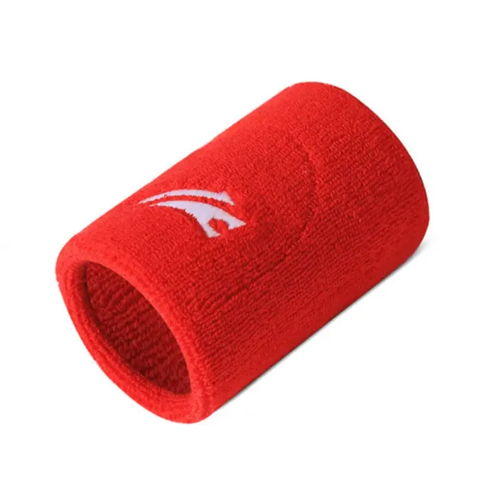 Muñequera gruesa de bádminton, toalla deportiva, muñequera deportiva, muñequeras deportivas de algodón para baloncesto, protección de muñeca, Fitness atlético - 1