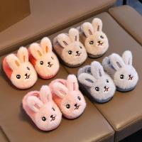 Suaves Zapatillas de Piel de Conejo para Invierno Piso Antideslizante, Moda Caliente para Niños y Niñas - details 7
