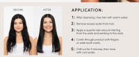 Apply this repairing masque to damp hair after cleansing