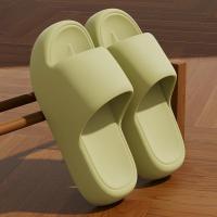 Zapatillas de baño unisex Toboganes con almohadilla de nube, sandalias planas de verano, zapatos de plataforma gruesos, chanclas antideslizantes para interiores - details 8