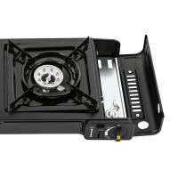 Cncest Estufa de Butano Portátil con Doble Quemador Placa de Horneado para BBQ con Pintura Antideslizante - details 5