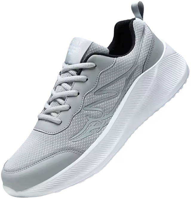 Nuevo extra grande talla 48 zapatos de los hombres más el tamaño 47 zapatos deportivos y de ocio ligeros absorbentes de golpes zapatos de malla de los hombres - 1