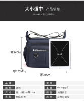 Bolso de hombro de gran capacidad impermeable resistente al desgaste mochila multibolsillo de negocios de ocio Oxford spinning bolsa de mensajero de los hombres - details 12