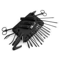 Kit de función completa para manicura profesional, set de pedicura de acero inoxidable, cortaúñas con estuche portátil, Idea de regalo, 10/15/25 piezas - details 6