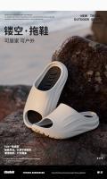 Zapatillas huecas de baño para hombre, nuevas sandalias de baño antideslizantes con interior, zapatillas frescas de suela gruesa para uso exterior - details 0