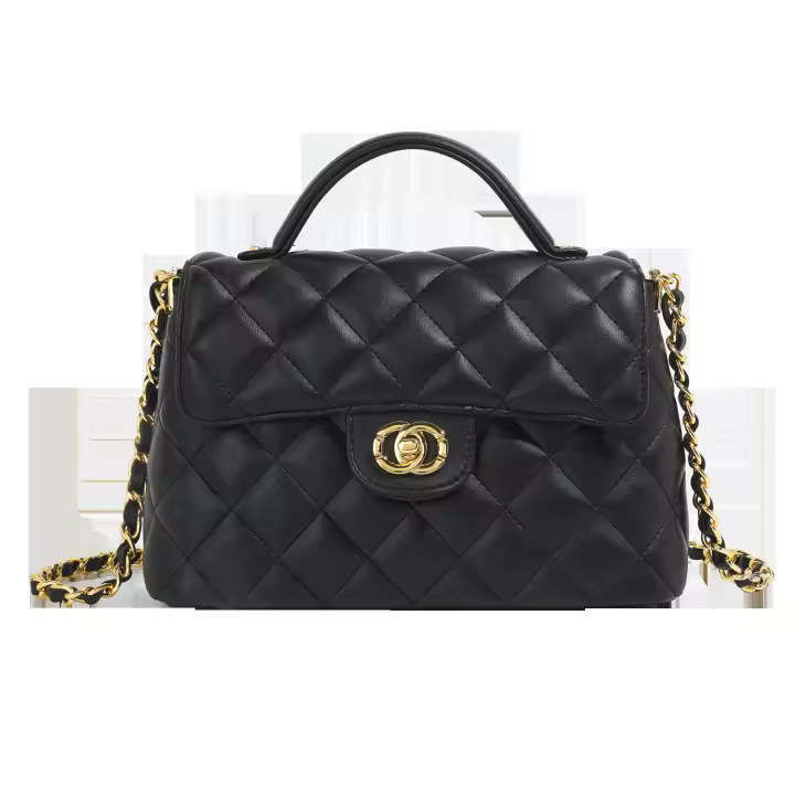 Bolso cuadrado pequeño de cadena de diamantes premium, bolso de mujer, nueva moda, bolso de mensajero de hombro versátil. - 1