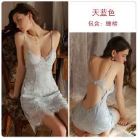 2025 Nuevo Profundo Corte V Bajo Camisón de Malla Puro Deseo de Mamma Conjunto de Ropa de Casa para Mujeres - details 12