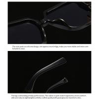 Toyear-gafas de sol cuadradas de diseñador de marca de lujo para mujer y hombre, gafas de sol Vintage con montura grande, gafas de viaje para conducir, tonos ins, UV400 - details 20