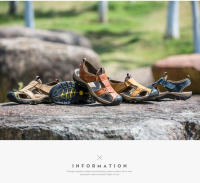 Novedad de verano, sandalias para hombre, sandalias romanas clásicas de cuero, zapatos de playa para exteriores, sandalias informales para senderismo acuático para hombre - details 4
