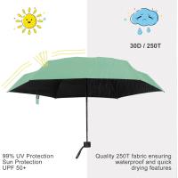 Paraguas Compacto y Ligero Diseño Mini para Viajes Parasol Portátil para Lluvia y Sol - details 71