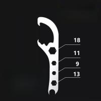 Herramienta Universal para abrir cubos, abridor de tapa de plástico, llave de cubo de pintura de acero inoxidable - details 4