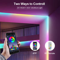 GAHADA Tira de Neón 24V Luces de Iluminación Redondas de 360 Grados Impermeable - details 5