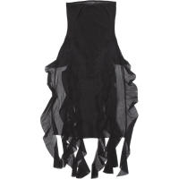 BUNO-2024 verano Maxi vestido de mujer Vintage elegante negro moda sin mangas ajustado espalda descubierta Irregular borla vestidos de fiesta bata de calle - details 6