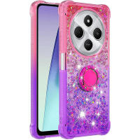 Funda líquida con purpurina y soporte para Xiaomi Redmi 14C A4 A3 Pro Poco C75, cubierta de arena fluida degradada - details 2