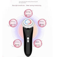 Instrumento de masaje reafirmante para el hogar, luz roja y azul, belleza, Micro corriente, Ley Facial, línea de elevación, iones limpios - details 4