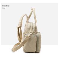 Nueva mochila antisalpicaduras multifuncional de moda de gran capacidad, bolso de maternidad, bolso, mochila de color sólido. - details 15