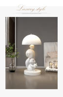 Encantadora lámpara de ardilla decorada pequeña lámpara nocturna en la cabecera de la cama de la Sala de estar - details 5