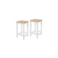 Mesa Barra Bar Mesa Alta de Comedor con 1 Cajón y 3 Estantes Blanco Altura 90cm ES - details 14