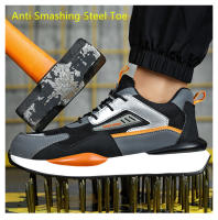 Zapatos de trabajo con punta de acero, zapatillas de seguridad antiperforación con protección, antideslizantes, ligeras - details 2
