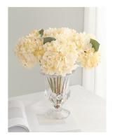 Ramo de hortensias de tela de seda DIY, paquete de flores artificiales Retro Vintage, decoración de boda de flores falsas - details 11