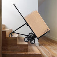 Carrito portátil para subir escaleras, plataforma rodante de carga máxima de 330 kg/330 libras, 25,5 libras, 46x150/18x10 pulgadas - details 1