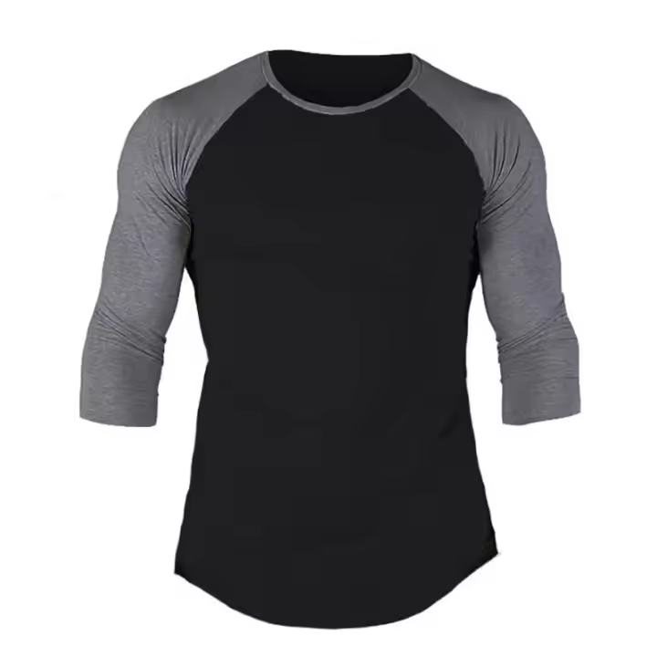 Camiseta de Algodón para Hombres Moda de Otoño Ajuste perfecto para el Gimnasio - 1