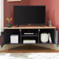 Mueble de TV, Madera de ingeniería, Roble y Gris Antracita, L115cm - details 3