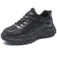 Zapatos masculinos nuevos zapatos deportivos con superficie de malla transpirable tendencia masculina zapatos casuales antideslizantes con suela gruesa moda masculina - details 1