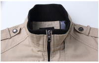 Chaqueta Bomber de Moda para Hombres Primavera Otoño 2025 Ajuste Delgado Material de Algodón - details 7