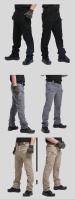 Ropa de trabajo táctica con múltiples bolsillos para hombre, pantalones, pantalones de senderismo sueltos de estilo militar para hombre - details 1
