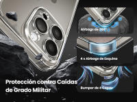 UGREEN Crystal Clear Original Protection Series Funda de teléfono mejorada para iPhone 15, iPhone 15 Pro, iPhone 15 Pro Max, transparente - details 1