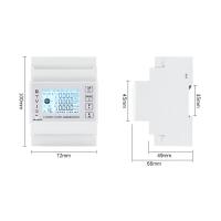 Vatímetro Digital TAC4300, medidor de consumo eléctrico de energía, voltímetro, guía Modbus RS485, medidor eléctrico - details 4