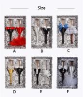 Copas de champán estilo chino, regalo, emparejamiento de vino, pareja, copa de boda, suministros para fiesta, 1 par - details 1