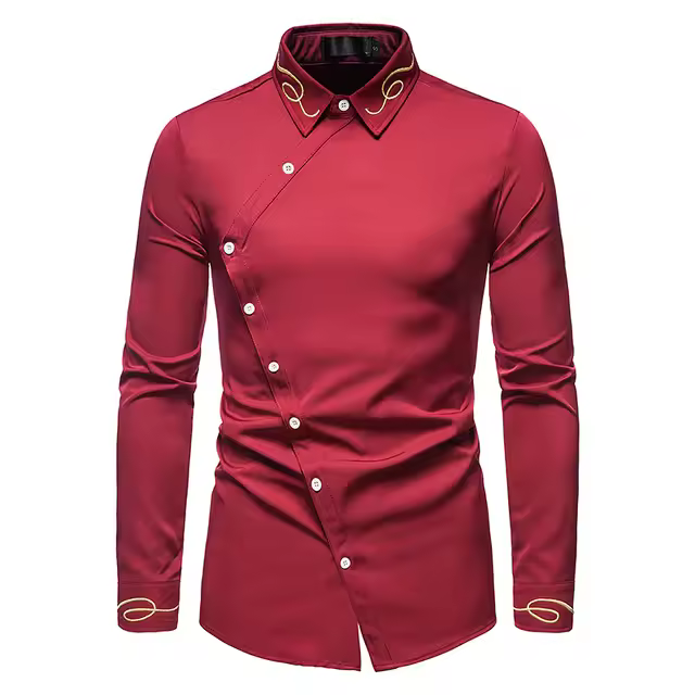 Camisas de hombre Vestido de fiesta Camisa casual de caballero - 1