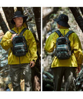 Mochila táctica para señuelos de pesca con soportes para caña, accesorios para cajas de peces grandes, para acampar al aire libre, senderismo, caza, bolso de hombro de viaje - details 14