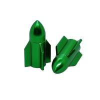 Tapa de válvula de neumático de coche de aleación de aluminio, a prueba de polvo, Multicolor, tapa antipolvo de aire para motocicletas, forma de cohete Universal - details 14
