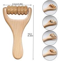 Masajeador de Musculos de Madera Pura Ligero, Natural, Cuidado de la Piel para Cintura, Muslos, Piernas, Manos, Cuerpo Completo - details 8