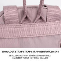 Mochila casual para mujer, cierre con fuertes correas para los hombros, perfecta para uso escolar diario. - details 4