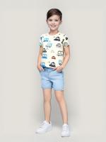 Camiseta de algodón con cuello redondo para niños, camiseta de manga corta para niños de 2 a 7 años, camisetas de verano para niños - details 14