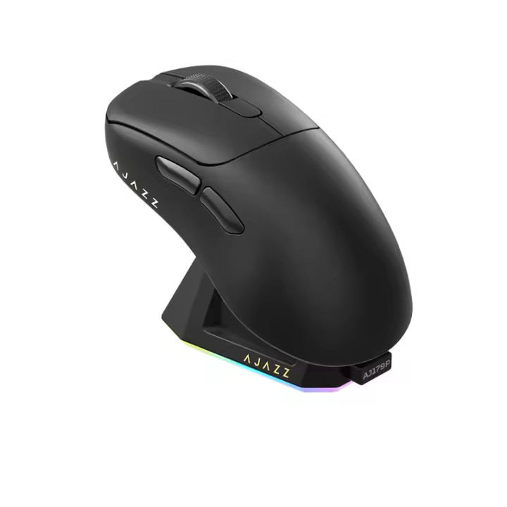 AJAZZ Ratón de Juegos Ultraligero 8Khz Carga Magnética de Pantalla RGB Sensor Óptico de 30K dpi - 1