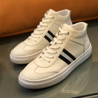 Zapatos altos de cuero zapatos de algodón térmico de terciopelo de estilo británico para hombres - details 9