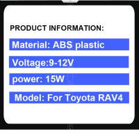 Cargador inalámbrico 15W QI para coche Accesorios de carga rápida para Teléfono Móvil Compatible con Toyota Rav4 XA50 Producto normal Fabricado en China - details 2