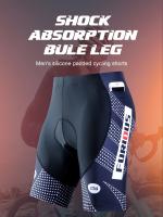 Pantalones cortos de ciclismo de alto rendimiento para hombres con acolchado 3D y bolsillo: ligeros, elásticos y perfectos para carreras y aventuras al aire libre - details 3